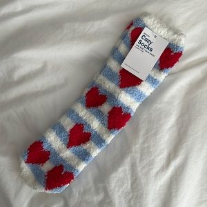 OLD NAVY Cozy Heart Socks - One Size